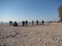 2016-05-09 07h43m07 - Op het strand Cape Kolka - Gerda van der Meer